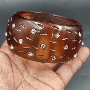 Nouveauté Bracelet de mode en résine unique de qualité supérieure pour femmes Bracelet élégant de l'Inde Vente à chaud - Product Image 2