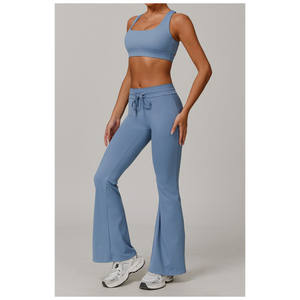 Soutien-gorge de sport personnalisé de haute qualité, respirant, antibactérien, protection UV, maintien élevé, bretelles croisées, logo frontal, tennis, yoga, gym - Product Image 3