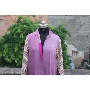 Loungewear Maxi vestido Reversible Chaqueta abierta bata de seda cubrir abrigo largo para mujer novia personalizada regalo de boda en venta - Product Image 3