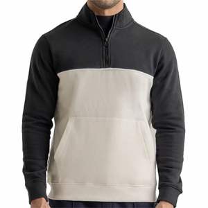 Pull à col montant avec logo brodé personnalisé, OEM, de haute qualité, unisexe, sweat-shirt d'hiver pour l'extérieur, vente en gros, polaire, séchage rapide - Product Image 1