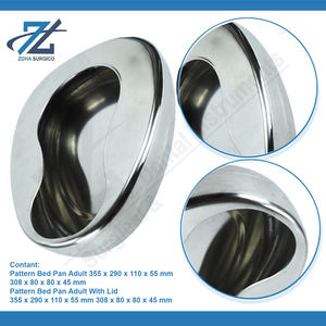 Bassin de lit médical personnalisé de haute qualité pour adulte, avec et sans couvercle, usage chirurgical, réutilisable, certifié CE, Zoha Surgico ZS-0864 - Product Image 3