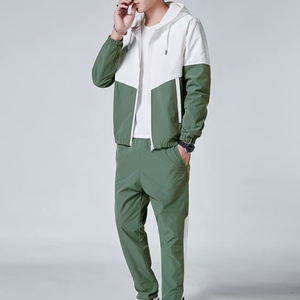 Nouveau Streetwear Logo personnalisé 100% survêtement en nylon coupe-vent pour hommes ensemble de survêtement au design tendance pour hommes - Product Image 6