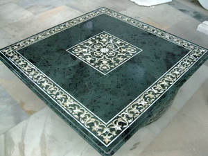 Modern Luxury Green Onyx Marble Top Coffee Dining and Center <b>Tables</b> Green Inlay Natural Marble Tops for Kitchen Use - Product Image 5