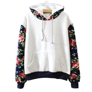 เสื้อฮู้ดดี้ผู้หญิง OEM สำหรับฤดูหนาว ผ้าโพลีเอสเตอร์/คอตตอนฟลีซ เนื้อนุ่ม ระบายอากาศได้ดี สวมใส่สบาย  รับสกรีนโลโก้ด้านหน้า สำหรับแบรนด์ต่างประเทศ - Product Image 1