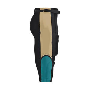 Pantalones de Práctica de Fútbol Americano con 4 Protecciones, Color Blanco y Negro, para Hombre y Jóvenes, Pantalones de Fútbol Americano Integrados con Protección - Product Image 4