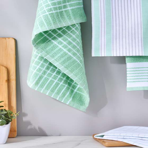 Toallas de Cocina de Algodón 100% Absorbentes y Suaves, Secado Rápido, Teñidas con Hilo, Damasco, Multiusos, para Hogar, Hotel, Restaurante, en Varios Colores - Product Image 3