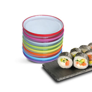 Assiette à sushi la plus vendue 5.5 avec un design rond et une grande capacité polyvalente pour la sauce ou les aliments - Product Image 1