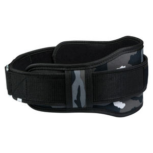 High Grey Camo Gym <b>Weight</b> <b>Lifting</b> <b>Belt</b> Neoprene Padded Double <b>Belt</b> 5.5 Inch Breathable Lumbar Back Support for Fitness Training - Product Image 3