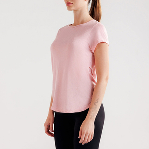 Camisetas de moda para mujer personalizadas Proveedores de fabricantes de camisetas de algodón informales Vendedores de moda con estilo Fabricantes de ropa al por mayor - Product Image 2