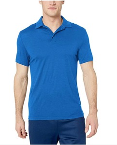 Camiseta Polo de lana Merino 100% para hombre, camisa de manga corta de lana Merino para hombre, capa Base ligera, antiolor, transpirable, talla de EE. UU. - Product Image 1