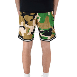 Pantalones Cortos de Malla para Hombre de Calidad Premium, 100% Poliéster, Transpirables, de Secado Rápido, Cintura Elástica, Cómodos, Casuales, con Diseño Liso - Product Image 4