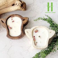 Bol à pâte en bois de haute qualité au design unique pour la décoration vintage de la maison, décorations de Pâques et de Noël, cadeaux faits à la main, personnalisés