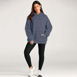 Nardon Apparel Logo imprimé personnalisé Pull à capuche oversize pour femmes 100% coton respirant Long Streetwear 460GSM Heavyweight - Product Image 2