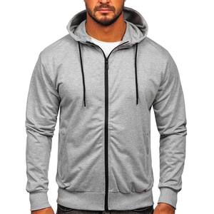 <b>Men</b> Zip up Plain Full Zipper Fleece <b>Thermal</b> Sweatshirt for Winter Hoodies - Product Image 4