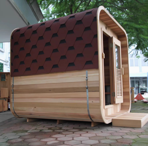 في المخزن تسليم فوري قياسي 2-3 أشخاص ساونا خشبية بالأشعة تحت الحمراء كابينة شوكران موقد ساونا تقليدي بالبخار الجاف - Product Image 6