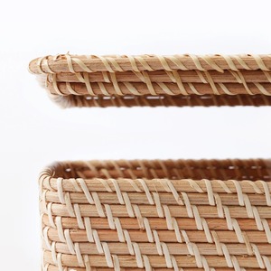 Cestas de Almacenamiento Rústicas con Tapa, Hechas a Mano con Ratán Natural, Ecológicas, Modernas, Multifuncionales, Artex Green Earth, Hechas en Hanói - Product Image 3