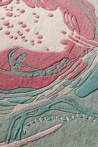 Tapis de luxe en laine de Nouvelle-Zélande, fait main, à poils longs, abstrait, moderne, doux, épais, décoration d'intérieur - Product Image 3