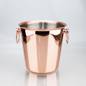 Seau à glace fini en cuivre antique Unique Produit de vente de 2k25 Outils modernes luxueux - Product Image 1