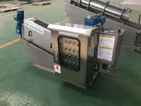 Presse à vis multi-plaques HOT Déshydrateur de boues Séparateur de solides liquides Machine de déshydratation des boues