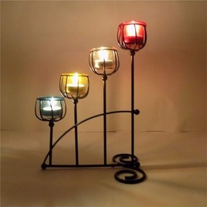 Available High Quality Round Available Glass Candle Jar for Home & Hotel Decoration New Design Best Price Metal Candle <b>Lantern</b> - Product Image 3