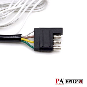 Nouveau feu arrière de remorque de camping-car en ABS rouge à LED de marque PA, feu de freinage 12V, installation facile, garantie 1 an pour attelage de camion, rouge - Product Image 5