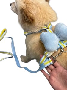 Simple Breathable Dog Leash with Animal Pattern Decorative Bow Polyester/Nylon Material Waterproof Made in Vietnam for Dogs Cats - Product Image 4