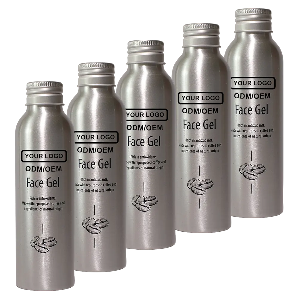 Logo personnalisé vente en gros gel nettoyant naturel exfoliant blanchissant café pour le visage offrant des résultats et un éclat inégalés