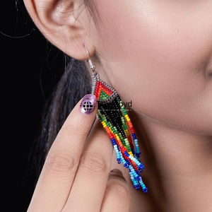 สร้อยคอปักทำด้วยมือสำหรับผู้หญิงเครื่องประดับแฟชั่นหรูหราสร้อยคอสไตล์โบฮีเมียนเก๋ไก๋ - Product Image 4