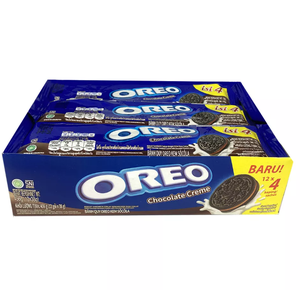 36pk Oreo Snack Gói 38g Kem Sữa Dâu chanh hương vị sô cô la Creme bánh quy cứng ngọt/Kẹo/bánh kẹo carton - Product Image 3