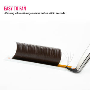 Charmlash Lash Trays Wholesale Dark Brown Individual Brown Lashes Individual <b>Eyelash</b> <b>Extensions</b> Vegan Semi Matte Brown - Product Image 4