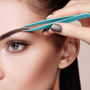 Pince à épiler pour sourcils et poils du visage pour hommes et femmes Kit d'épilation pro avec outils 7 en 1 en acier inoxydable Finition miroir - Product Image 2