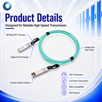 Cable Óptico Activo SFP+ de 10G 850nm AOC para Conexión de Red de Servidores y Almacenamiento en Centros de Datos