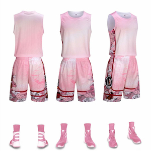 Camiseta de baloncesto transpirable para hombre, conjuntos deportivos de equipo de secado rápido, chaleco de entrenamiento para hombre, pantalones cortos, chándales, uniforme de baloncesto - Product Image 2