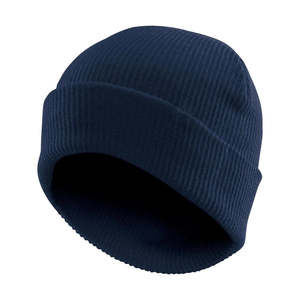 Gorro de punto cálido para invierno, gorro de acrílico de alta calidad con logotipo de parche personalizado, gorro de moda para hombres y mujeres para escenas de playa - Product Image 3