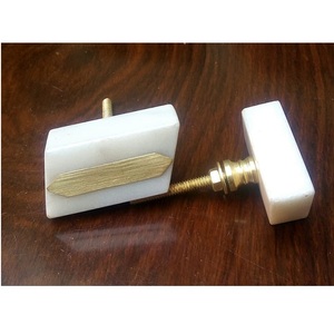 Poignées et boutons de porte en céramique de porcelaine en forme de citrouille vintage pour armoire de cuisine, commode, tiroir, porte de placard - Product Image 6