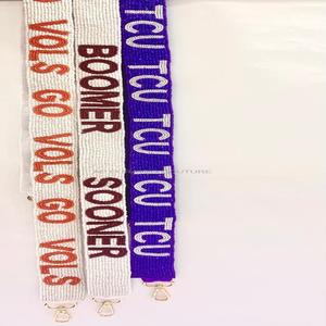 Sangles de sac perlées à la mode multicolore à la main accessoire de mode verre perlé porte-monnaie sangles pour les filles - Product Image 5