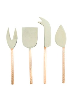 Ensemble de serveurs de fromage modernes en or Outils d'épandage de couteaux à fromage en acier inoxydable durables pour la maison, le restaurant et la restauration. - Product Image 4