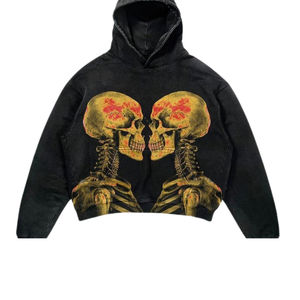 Unisex 100% Cotton Oversize Hoodie Premium Quality Streetwear Casual Fashion Comfortable Breathable Soft Warm Hoodie - Product Image 3