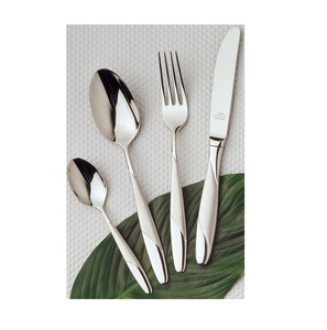 Ensemble de couverts en acier inoxydable à haute brillance assurant un aspect poli brillant, parfait pour les occasions spéciales et les rassemblements - Product Image 3