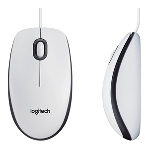 เมาส์คอนซูเมอร์ M SERIES M100 แบบมีสาย สีขาว 910 006764 - Product Image 5