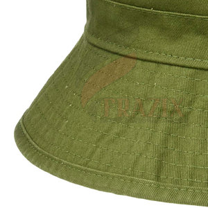 หมวกบัคเก็ตหมวกทรงถังทำจากผ้าฝ้ายออกแบบได้ตามต้องการสินค้าแฟชั่นใหม่หมวกทรงถังสีทึบ - Product Image 4