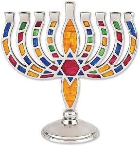 Bougeoir Menorah en métal décoratif personnalisable avec 9 bras pour église et éclairage de mariage Bougeoir Menorah - Product Image 6