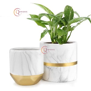 Vase à fleurs en marbre Vase à fleurs en pierre de marbre blanc de luxe à la mode pour la décoration de la maison et du restaurant à prix raisonnable - Product Image 5