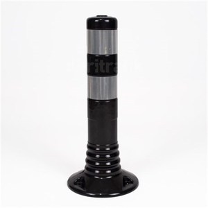 Delimitador de Estacionamiento, 45 x 8 cm, Negro, 10 Piezas, Poste Flexible - Product Image 3