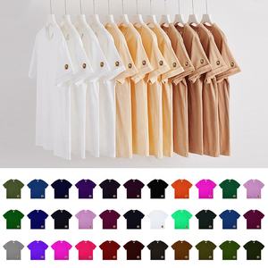 Camiseta extragrande de algodón 100% personalizada para hombres y mujeres Estilo básico con impresión digital Camiseta con logotipo de talla grande de alta calidad - Product Image 2