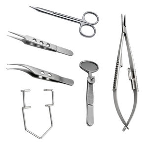 Ensemble d'instruments ophtalmiques, kit d'instruments chirurgicaux oculaires de précision, acier inoxydable, réutilisable, exportation d'usine OEM - Product Image 2