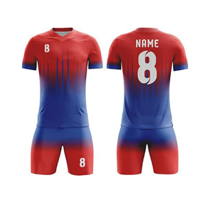 Usine pakistanaise de vente en gros Ensembles de maillots de football personnalisés et bon marché Nom de l'équipe personnalisable de la meilleure qualité pour les saisons d'été et d'automne - Product Image 6
