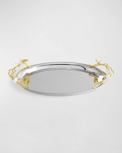 Plateaux décoratifs en aluminium de qualité supérieure élégants Nouvelle tendance hôtelière moderne d'arrivée de qualité supérieure pour les repas de luxe et la décoration intérieure - Product Image 4