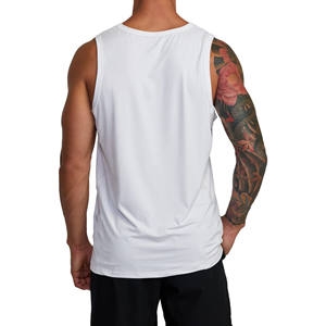 Camisetas sin mangas lisas con logotipo personalizado para hombre, camisetas sin mangas de entrenamiento de algodón en blanco transpirable de calidad superior, camisetas sin mangas transpirables de talla grande para hombre - Product Image 6