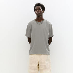 Camiseta de gran tamaño lisa de peso pesado de alta calidad impresión bordado personalizado en blanco 100% algodón hombres camiseta - Product Image 4